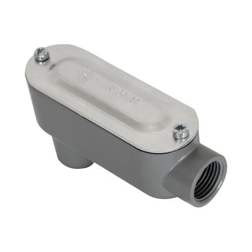 ORBIT THREADED CONDUIT BODIES ''LB-AS'' SERIES WITH STAMPED ALUMINUM COVER