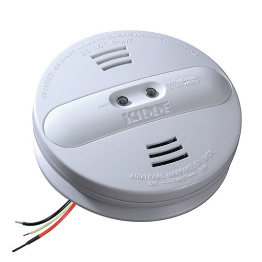 Kidde PI2010 Smoke Detector, 120V Dual Sensor Ionization & Photoelectric w/Hush Button & Battery Backup (21007915)