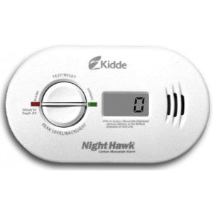Kidde KN-COPP-B-LP Carbon Monoxide Detector, Battery Powered Nighthawk w/Digital Display (900-0230)